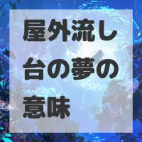 屋外流し台の夢のサムネイル画像