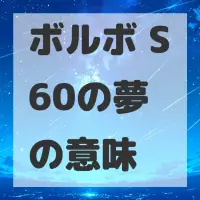 ボルボ S60の夢のサムネイル画像