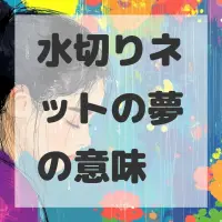 水切りネットの夢のサムネイル