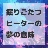 掘りごたつヒーターの夢のサムネイル