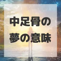 中足骨の夢のサムネイル画像