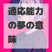 適応能力の夢のサムネイル画像