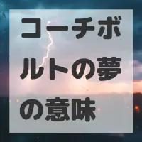 コーチボルトの夢のサムネイル画像