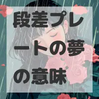 段差プレートの夢のサムネイル画像