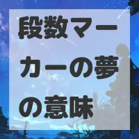 段数マーカーの夢のサムネイル画像