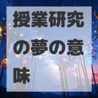授業研究の夢のサムネイル画像