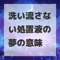 洗い流さない処置液の夢のサムネイル