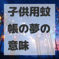 子供用蚊帳の夢のサムネイル画像
