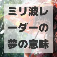 ミリ波レーダーの夢のサムネイル画像