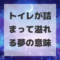 トイレが詰まって溢れる夢のサムネイル画像