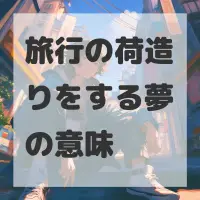 旅行の荷造りをする夢のサムネイル画像