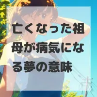 亡くなった祖母が病気になる夢のサムネイル画像