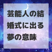 芸能人の結婚式に出る夢のサムネイル画像