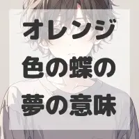 オレンジ色の蝶の夢のサムネイル画像