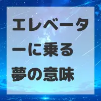 エレベーターに乗る夢のサムネイル画像