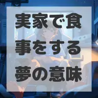 実家で食事をする夢のサムネイル画像