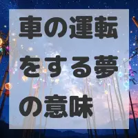 車の運転をする夢のサムネイル画像