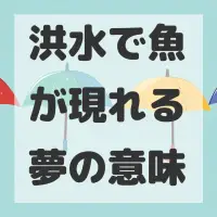 洪水で魚が現れる夢のサムネイル画像