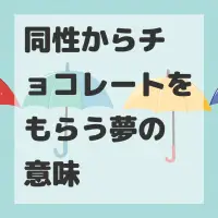 同性からチョコレートをもらう夢のサムネイル画像