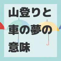 山登りと車の夢のサムネイル画像