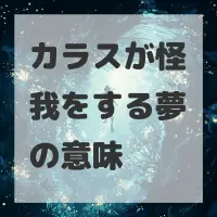 カラスが怪我をする夢のサムネイル画像