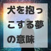犬を抱っこする夢のサムネイル画像