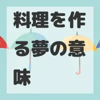 料理を作る夢のサムネイル画像