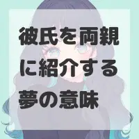 彼氏を両親に紹介する夢のサムネイル画像