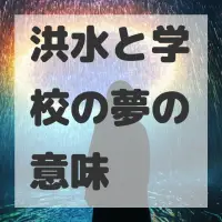洪水と学校の夢のサムネイル画像