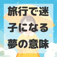 旅行で迷子になる夢のサムネイル画像