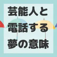 芸能人と電話する夢のサムネイル画像