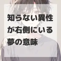 知らない異性が右側にいる夢のサムネイル画像