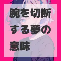 腕を切断する夢のサムネイル画像