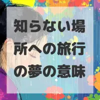 知らない場所への旅行の夢のサムネイル画像
