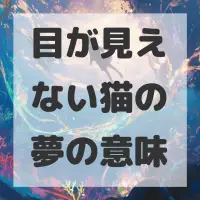 目が見えない猫の夢のサムネイル画像