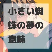 小さい蜘蛛の夢のサムネイル画像