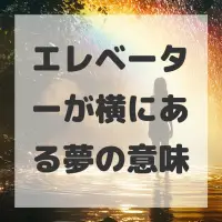 エレベーターが横にある夢のサムネイル画像