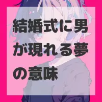 結婚式に男が現れる夢のサムネイル画像