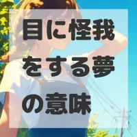 目に怪我をする夢のサムネイル画像