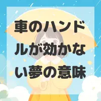 車のハンドルが効かない夢のサムネイル画像
