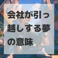会社が引っ越しする夢のサムネイル画像
