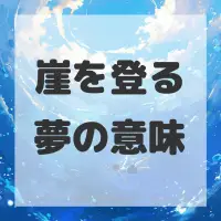 崖を登る夢のサムネイル画像