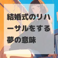 結婚式のリハーサルをする夢のサムネイル画像