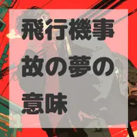飛行機事故の夢のサムネイル画像