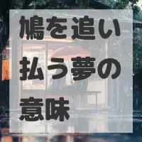 鳩を追い払う夢のサムネイル画像