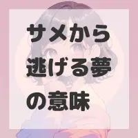 サメから逃げる夢のサムネイル画像