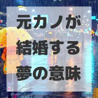 元カノが結婚する夢のサムネイル画像