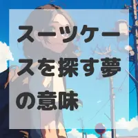 スーツケースを探す夢のサムネイル画像