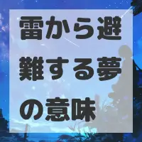 雷から避難する夢のサムネイル画像