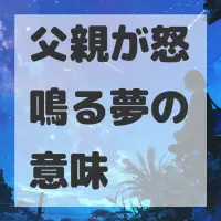 父親が怒鳴る夢のサムネイル画像
